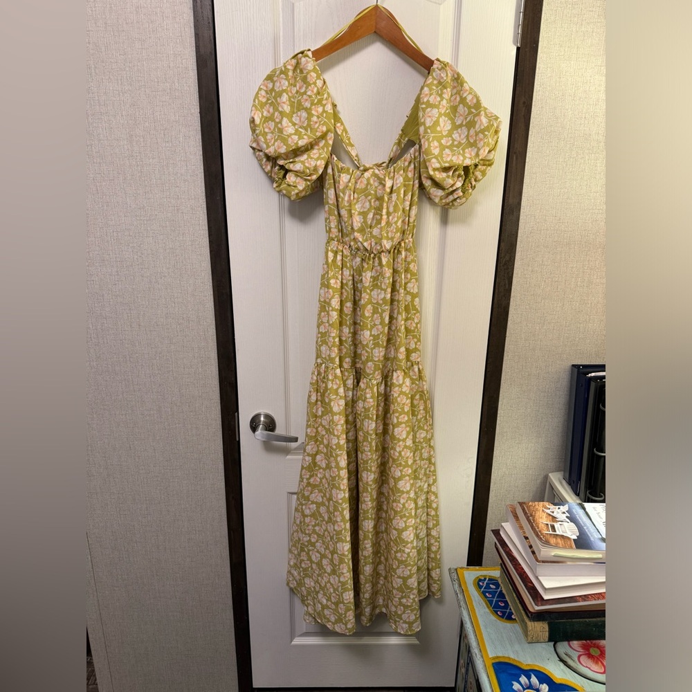 ASTR PUFF SLEEVE DRESS